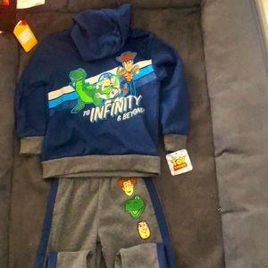 Toy story jumpsuit set size 6